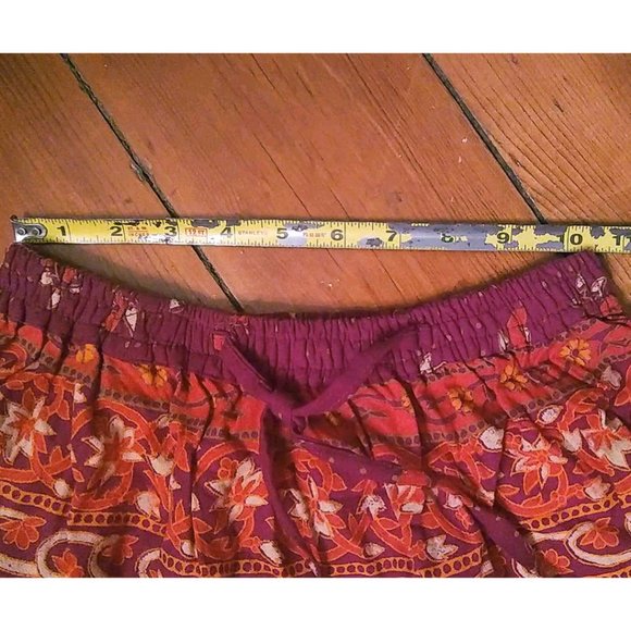 Boho african elephant 🐘knee-length wild animal cotton skirt - Picture 4 of 5